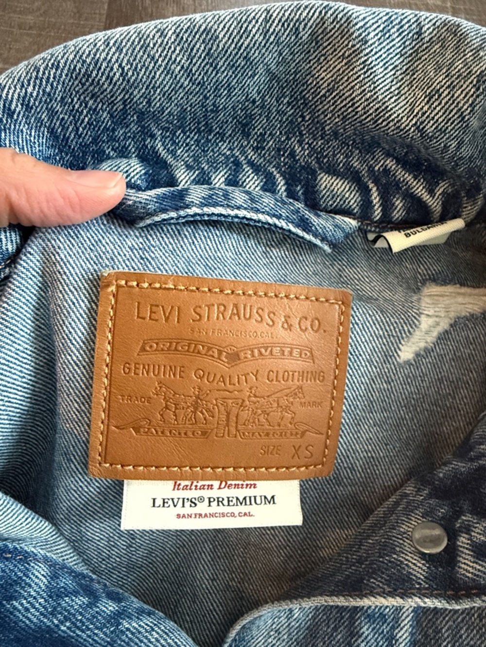 Levi’s ’90s Denim Trucker Jacket, XS - Picture 6 of 11